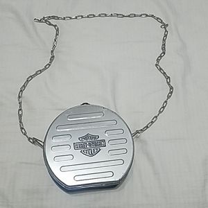 Harley Davidson metal chain purse used